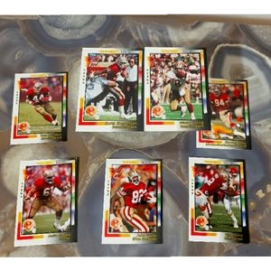 🏉San Francisco 49ers set of 7 cards🏉